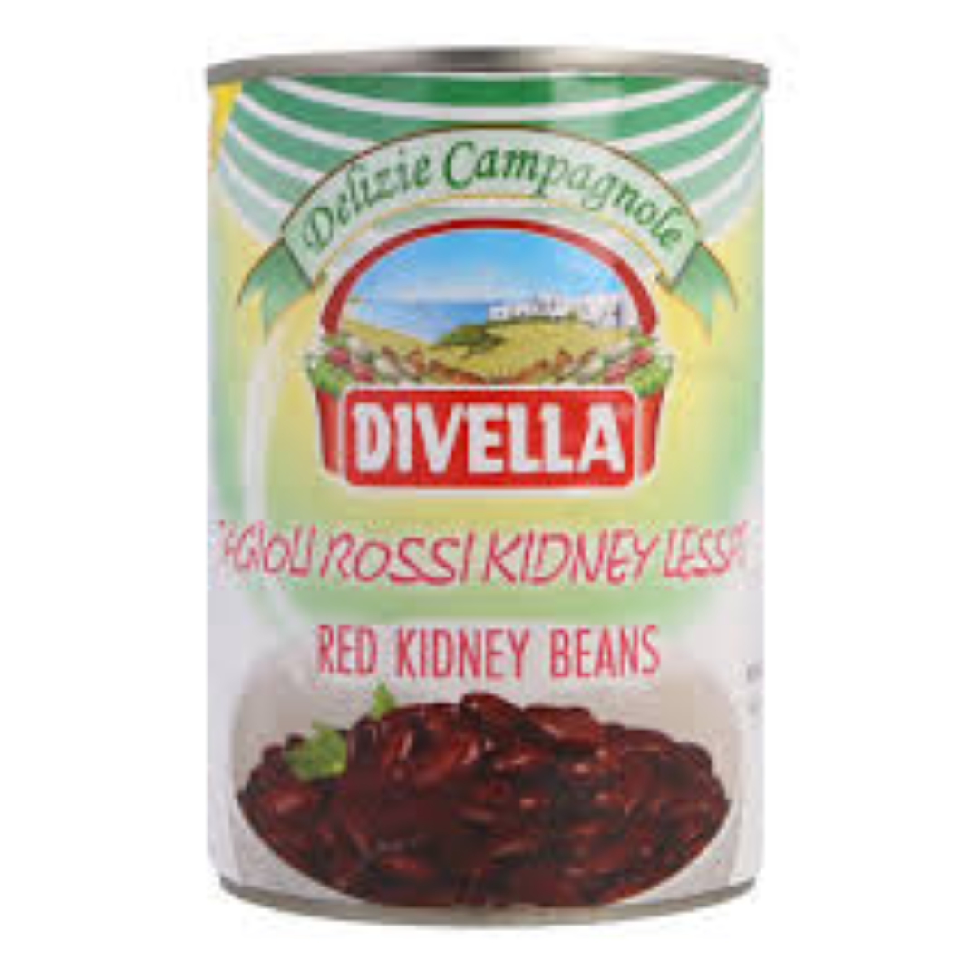 DIVELLA RED KIDNEY BEANS 400G
